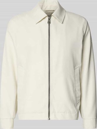 Strellson Regular Fit Blouson mit Umlegekragen Modell LIGHT 2.0 in Offwhite, Gr&ouml;&szlig;e 46