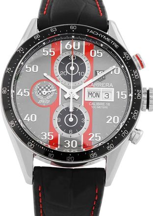 Tag Heuer Carrera Goodwood Festival of Speed 43 mm horloge - Zwart