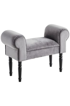 Xora Hocker, Grau, Schwarz, Holz, Textil, Kiefer, massiv, rechteckig, 76x54x30 cm, Stoffauswahl, Wohnzimmer, Sessel, Hocker & Hockerbänke, Sitzhocker