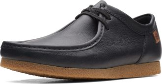 Clarks Mens Shacre Ii Run Oxford, Black (Black Leather), 8.5 UK