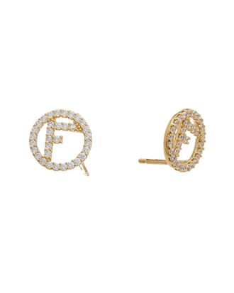 Fendi Fendi Crystal F Is Fendi Earrings