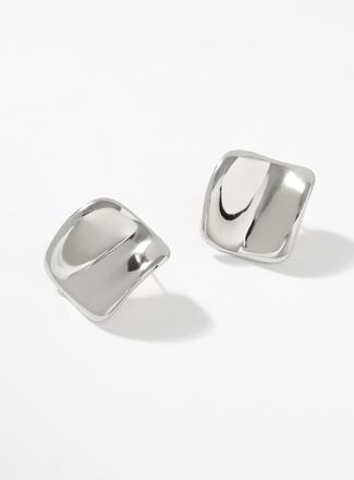 Simons Womens Large hollow earrings