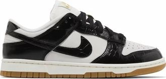 Nike Womens Dunk Low Lx Sneakers In Phantom/sail/gum Light Brown/black