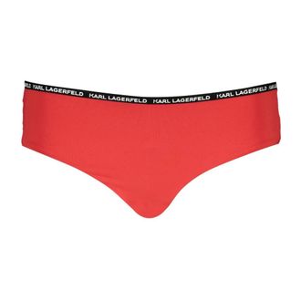 Karl Lagerfeld Heren, Badkleding, Rood, Maat: XS Polyamide