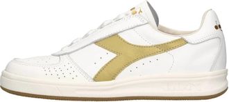 Diadora B.Elite H Italia Sport - Heren - Sneakers - Wit - 39 EU - Leer - Schoenen