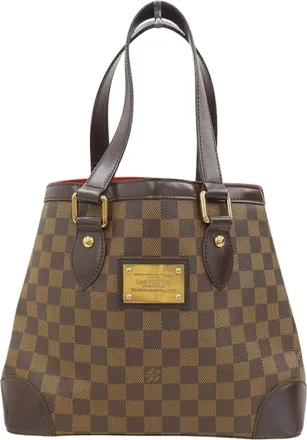 Louis Vuitton Damier Canvas Ebene Pvc Handbag Tote Bag (Pre-Owned)
