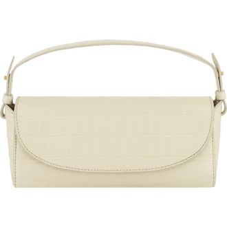 Vince Mini Sabrina Croc Embossed Leather Top Handle Bag in Moonlight at Nordstrom
