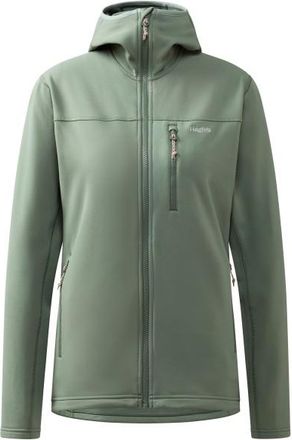 Hagl&ouml;fs Rosson Mid Hood Fleecejacke f&uuml;r Damen | oliv