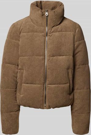 Only Boxy Fit Steppjacke aus Cord Modell NEWDOLLY in Taupe, Größe XL