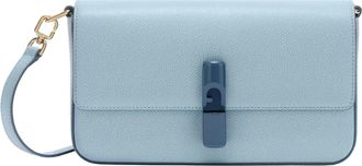 Furla Iride S Rectangular Pebbled Leather Shoulder Bag