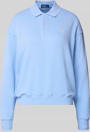 Polo Ralph Lauren Regular Fit Sweatshirt aus Baumwoll-Mix in Hellblau, Gr&ouml;&szlig;e XXL