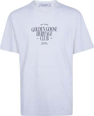 Golden Goose T-Shirt Regular Gauze Cotton Jersey Journey Ms