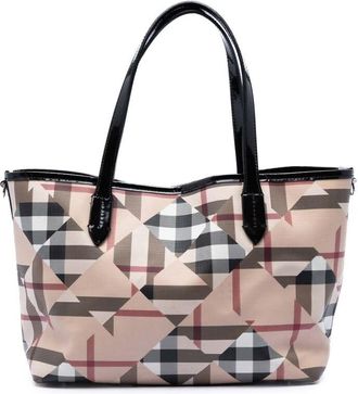 Burberry Pre-owned Burberry House Check Coated Canvas Satchel Ladies PCX8GJXTZP2OB7KO