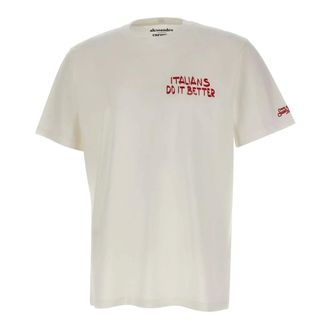 MC2 Saint Barth T-Shirts, male, White, Size: XL Portland T-shirt