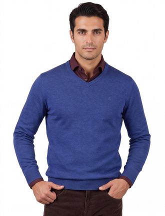 Scotland Blue trui Scotland Blue blauw katoen