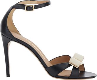 Ferragamo Black Ankle-strap Heels