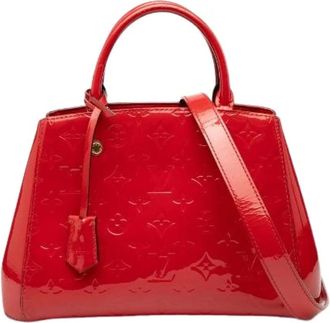 Louis Vuitton Pre-owned Handbags, female, Red, Size: ONE SIZE Pre-owned Canvas Handbag