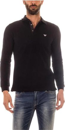 Armani Jeans Polo Shirts - Heren - Polos - Zwart - S - Katoen - Tops