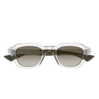 Saint Laurent Sunglasses Sl 791 004 Crystal/Green Unisex