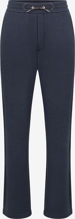 Moncler Gerade Sweathose aus Baumwolle und Modal