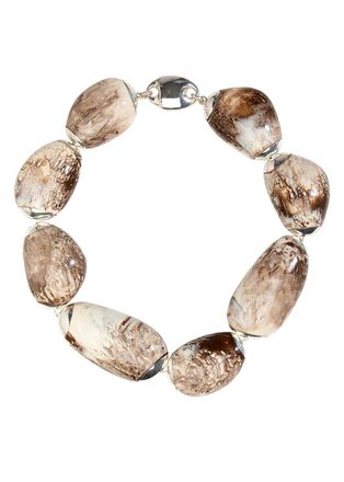 Dinosaur Designs Rock Choker Necklace - Brown - One Size