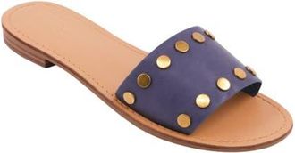 Shushop Bernadette Slide Sandal in Blue at Nordstrom, Size 8.5