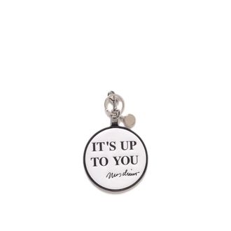 Moschino Keyrings, female, White, Size: ONE SIZE Its Up To You Portachiavi