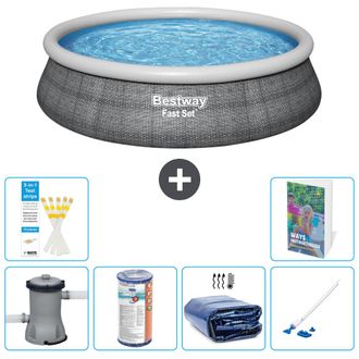 Bestway Piscina Bestway Fast Set Redonda - 457x84 Cm - 7-piezas S201