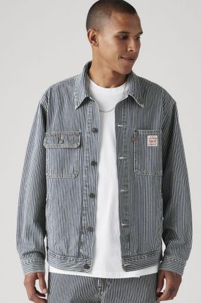 Levi's Chaqueta Trucker Sunrise - Hombre - M - Azul / Aged Rr Stripe Trucker