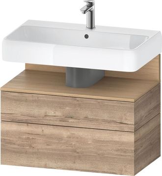 Duravit Qatego Mueble Bajo Lavabo, 1 Extra&iacute;ble Y 1 Caj&oacute;n, - Duravit