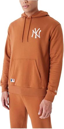 New Era Hoodies - Heren - Hoodies - Bruin - M - Katoen - Hoodies & sweatvesten