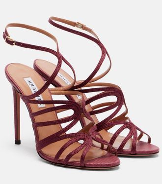 Aquazzura Sandali Serenade in rafia