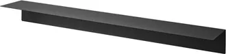 Yamazaki Tableware Estante de pared con panel magn&eacute;tico de metal L90 cm - Negro