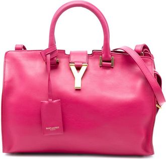 Saint Laurent Pre-owned Saint Laurent Small Calfskin Cabas Chyc Satchel Ladies 311210A.467891