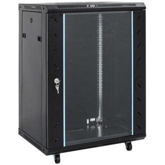 vidaXL Armario De Red 15u Con Patas Giratorias, 19, Ip20, 60 X 45 X 86 Cm Vidaxl