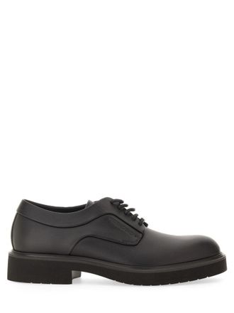 Ferragamo Derby Shoes With Ornamental Detailing