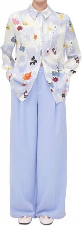 Stine Goya Long Sleeve Shirt In Skyfall Flowers