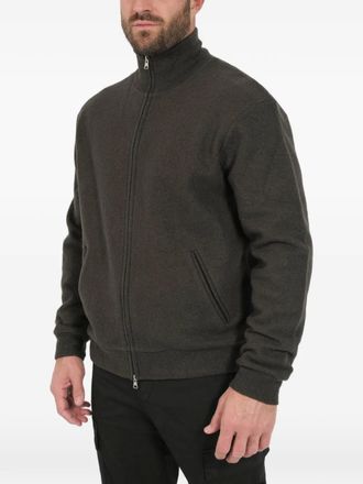 Nn.07 zip funnel neck Knitwear - Brown