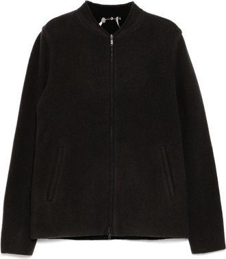 Label Under Construction baseball collar jacket - Grey