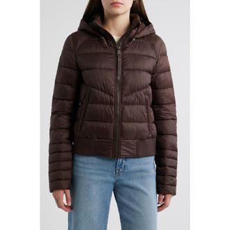 Lole Eli Hooded Water Repellent Jacket in Java at Nordstrom, Size X-Large