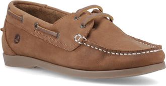 Sperry Top-Sider Balboa 2 Eye Boat Nubuck Womens Tan Shoes - Size UK 8
