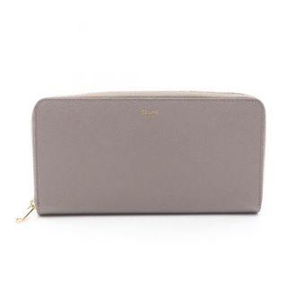 Celine Beige Leather Long Wallet (Bi-Fold) (Pre-Owned)