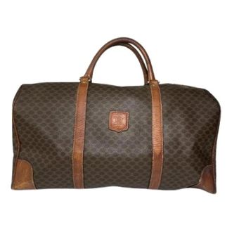 Celine Pre-owned Weekend Bags, female, Brown, Size: ONE SIZE Pre-owned Leather Weekend Bag
