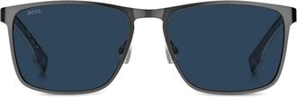 BOSS Occhiali da sole squadrati - Grigio