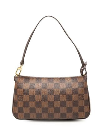 Louis Vuitton 2004 Damier Ebene Navona shoulder bag - Brown
