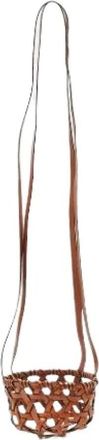 Loewe Pre-owned Leren Schoudertas - Dames - Vintage Mini Tas - Bruin - ONE Size - Leer - Vintage