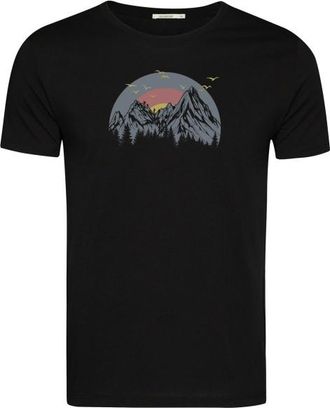 Greenbomb Peak Circle Guide T-Shirt f&uuml;r Herren | schwarz
