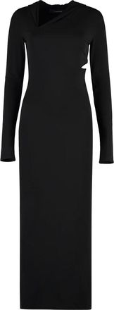 Versace Maxi-jurk - Dames - Maxi kleedjes - Zwart - S - Kleedjes