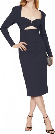 Elliatt Scarlette Cut-Out Dress In Navy