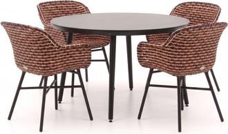 Hartman Hartman Delphine/Sophie Studio &oslash;128cm dining tuinset 5-delig
